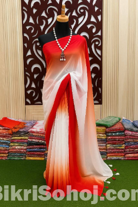 রংধনু জর্জেট শাড়ি